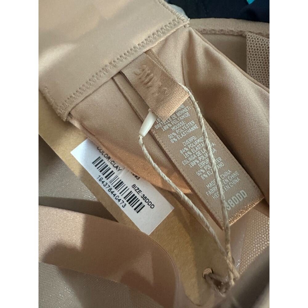 NWT Skims Weightless Demi Bra Underwire Adjustable BR-DEM-1893 Brown Size 38DDD - Picture 5 of 11